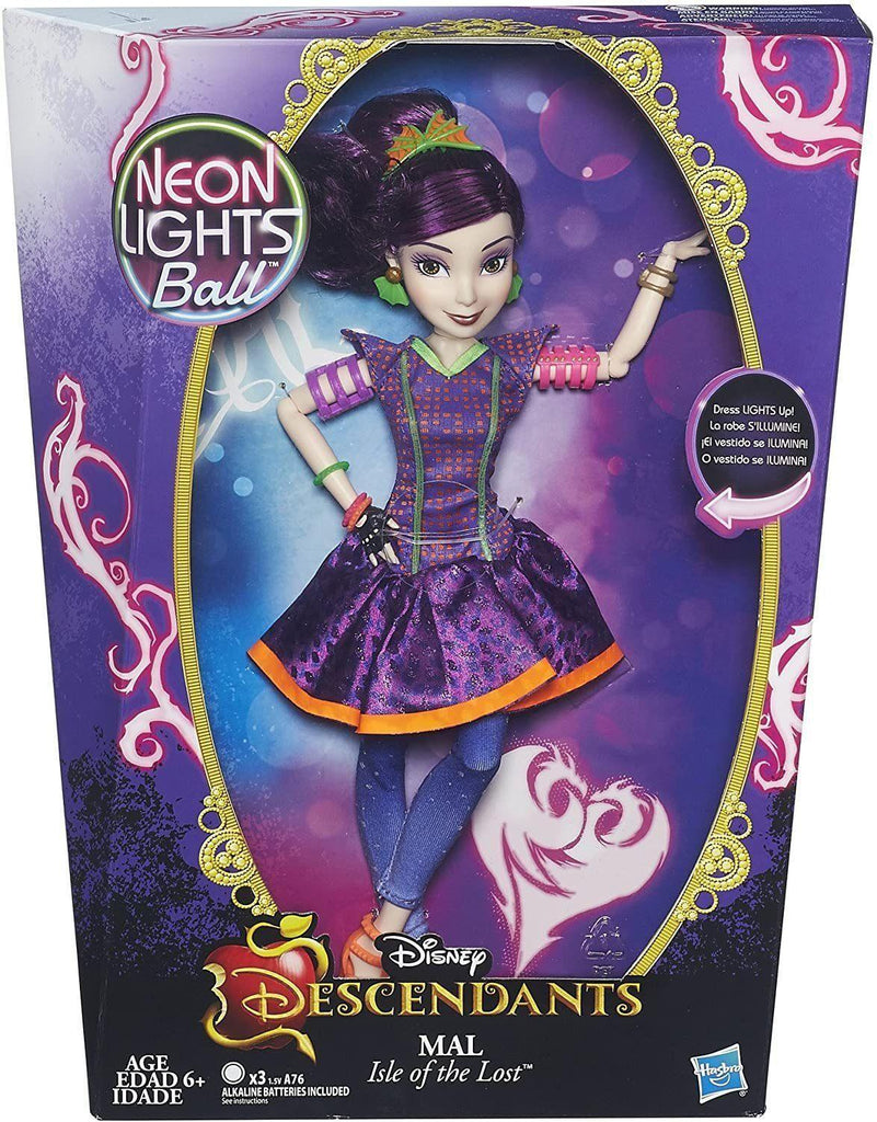 Disney Descendants Neon Lights Feature Mal of Isle of the Lost - TOYBOX