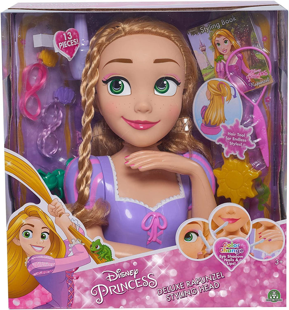 Disney DND03000 Rapunzel Deluxe Bust with 13 Accessories - TOYBOX