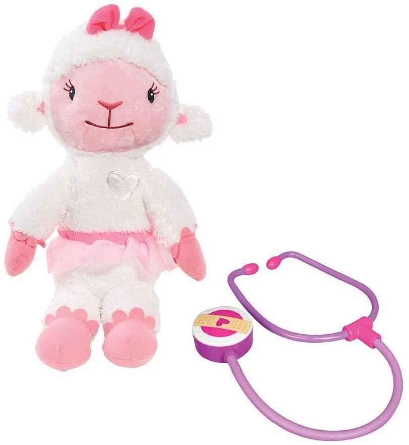 Disney Doc Mcstuffins Hearts-A-Glow Lambie Soft Toy - TOYBOX