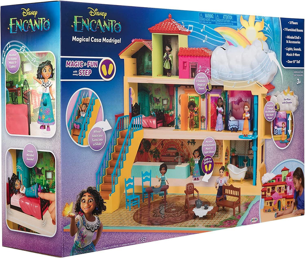 Disney Encanto Feature Doll Gift Set, Madrigal Magical House Playset - TOYBOX Toy Shop