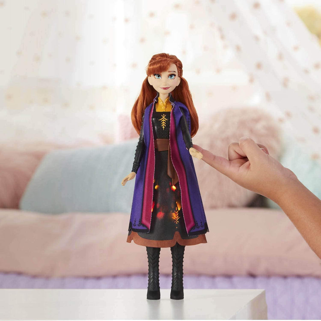 Disney Frozen Anna Autumn Swirling Adventure Fashion Doll That Lights Up - TOYBOX Toy Shop