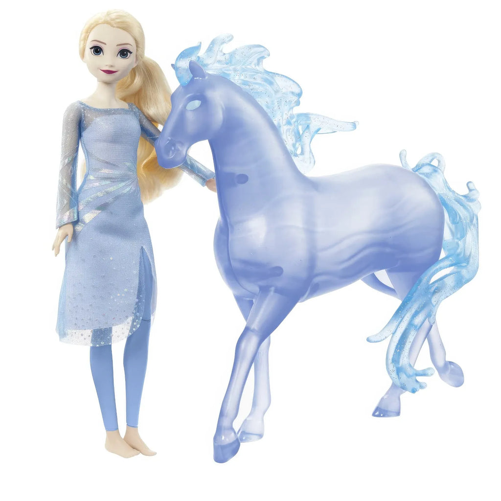Disney Frozen Elsa Doll and Horse-shaped Water Nokk Figure