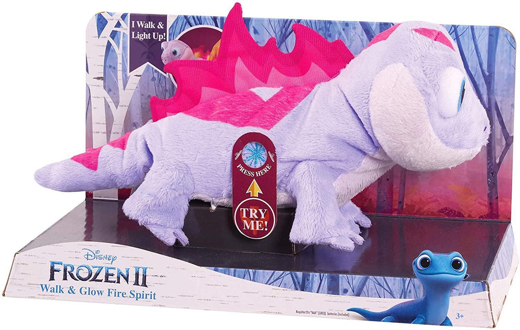 Disney Frozen II Walk & Glow Fire Spirit Walking Salamander Soft Toy - TOYBOX Toy Shop