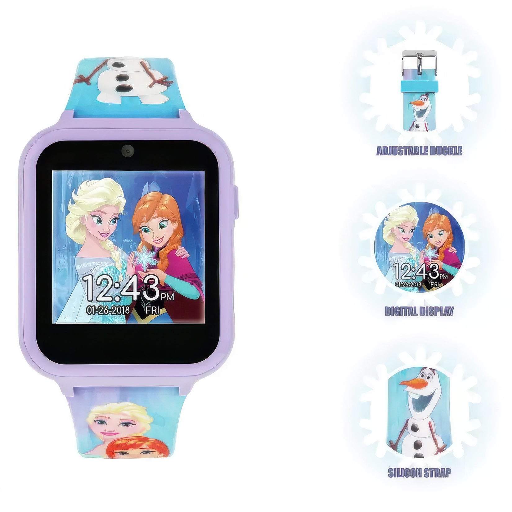 Disney Frozen Kids Silicone Strap Interactive Watch – TOYBOX