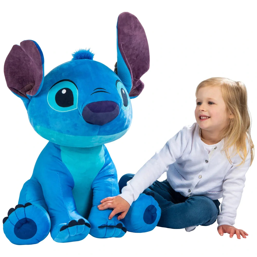 Disney Giant Lilo & Stitch Cuddly Interactive Toy XXL With Sound 60cm - TOYBOX Toy Shop