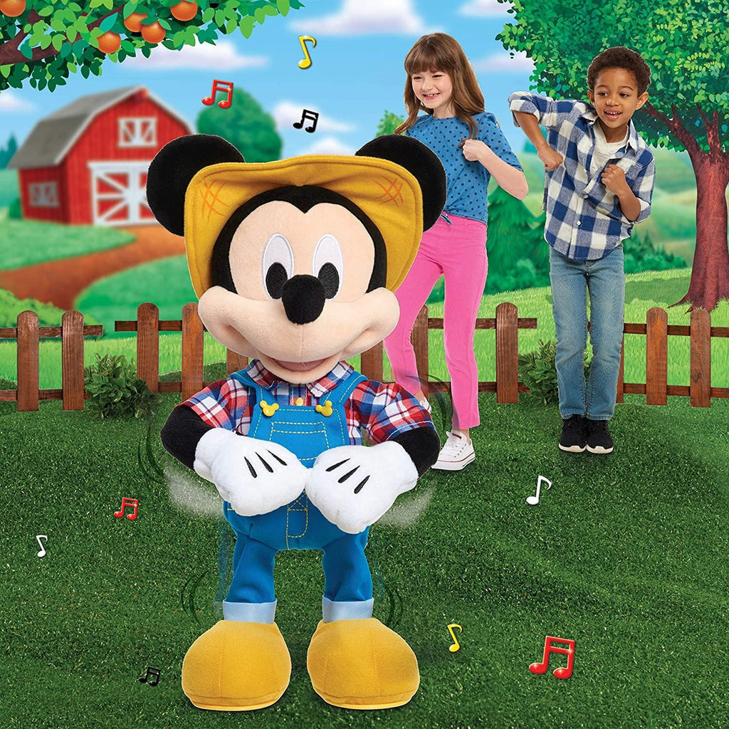 Disney Junior E-I-Oh! Mickey Mouse Interactive Plush Toy - TOYBOX