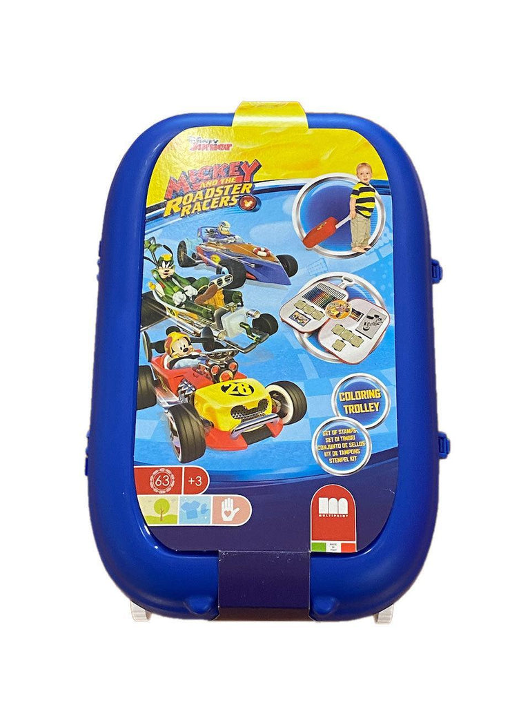 Disney Junior Mickey Trolley Artists Playset - Blue Case - TOYBOX Toy Shop