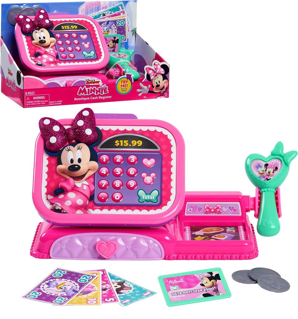 Disney Junior Minnie Mouse Bowtique Cash Register - TOYBOX Toy Shop