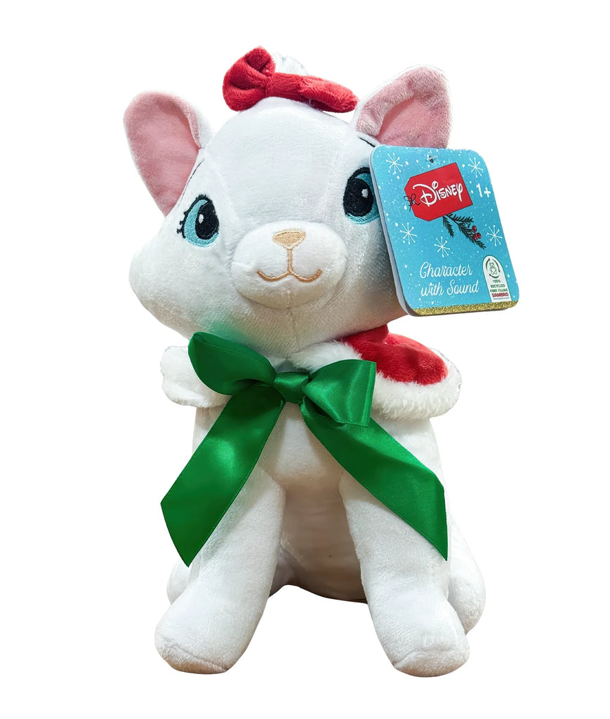 Disney Marie Aristocats White Cat Kitten Christmas Plush 23cm