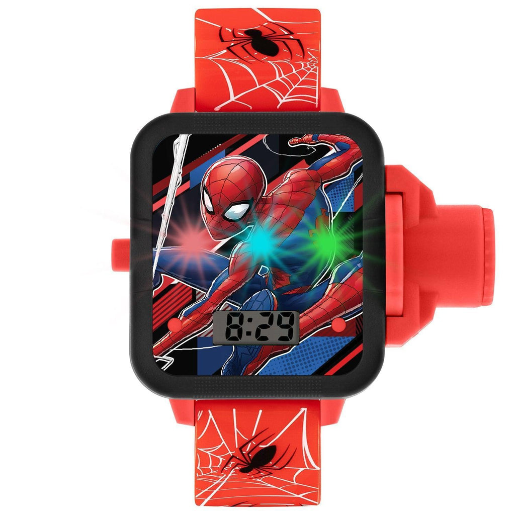 Disney Marvel Spiderman Red Strap Projection Watch - TOYBOX