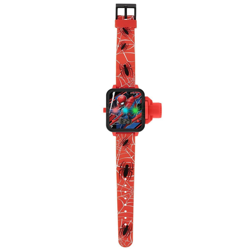 Disney Marvel Spiderman Red Strap Projection Watch - TOYBOX