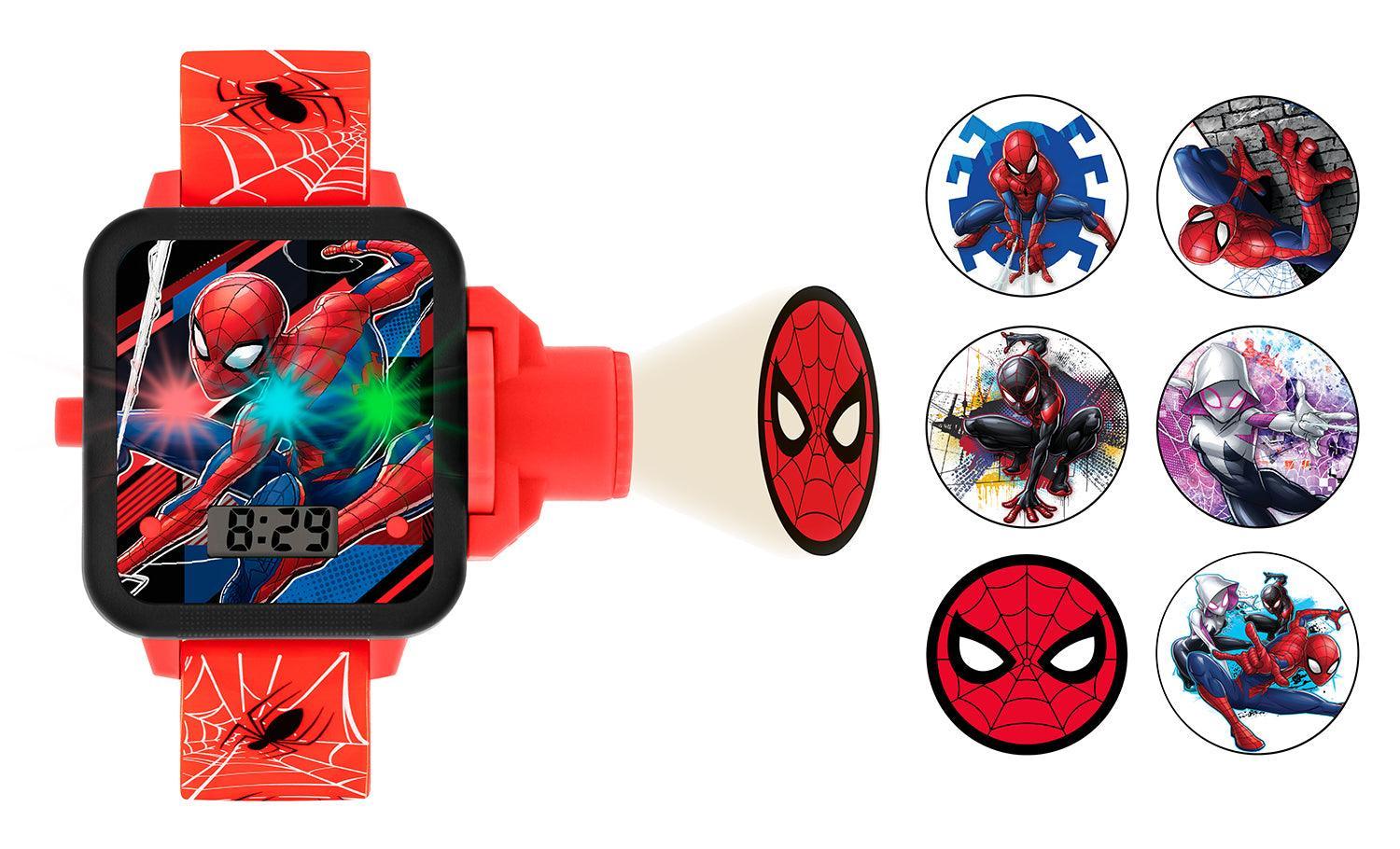 Disney LED Watch Spider-Man - Montre pour enfants avec affichage LED pour  la date et