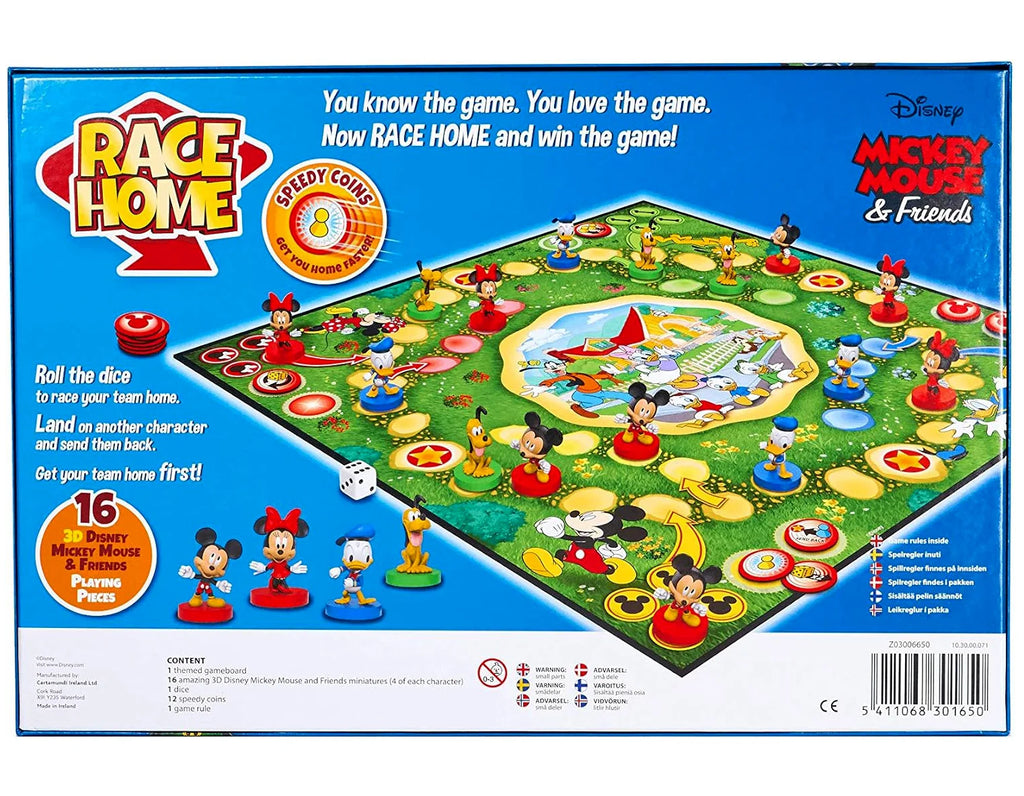 Disney Mickey and Friends Race Home Game - TOYBOX Toy Shop