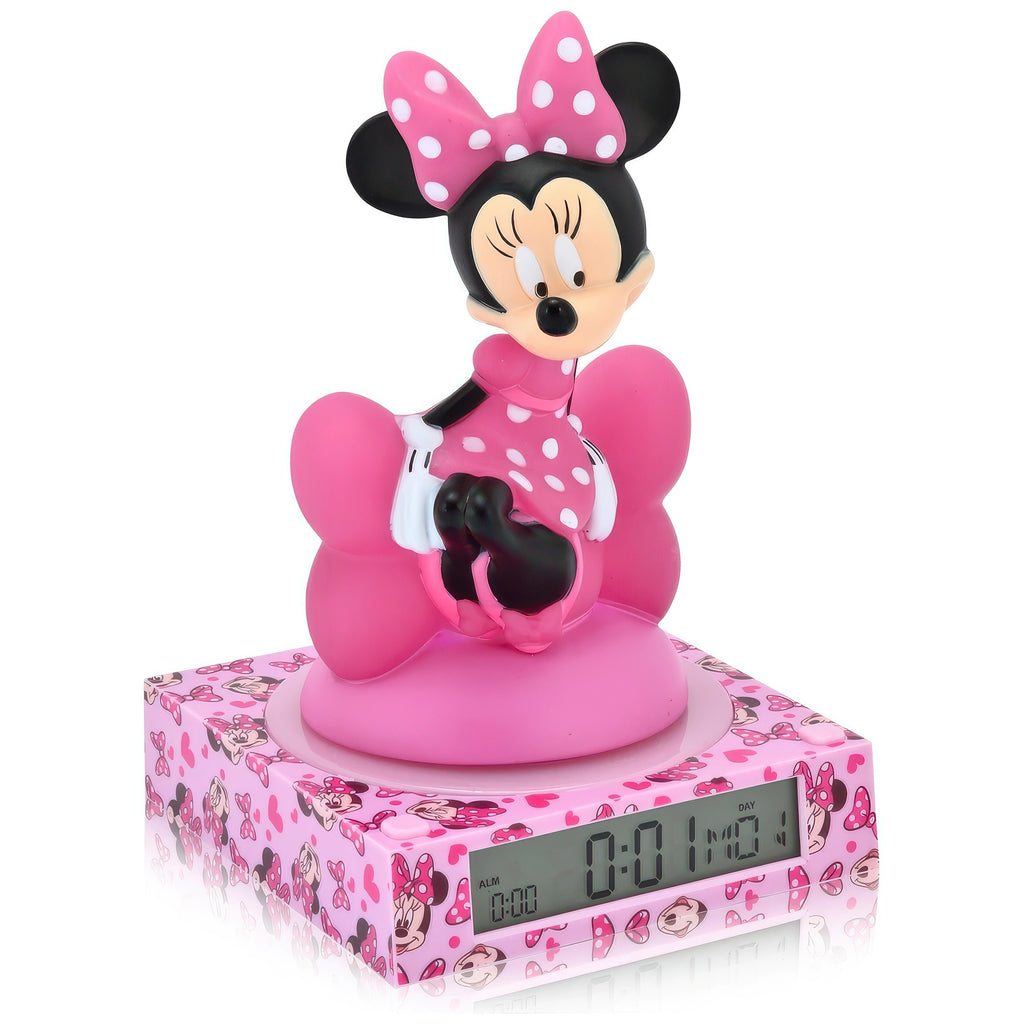 Disney Minnie Mouse 3D Nightlight Alarm Clock - TOYBOX Toy Shop