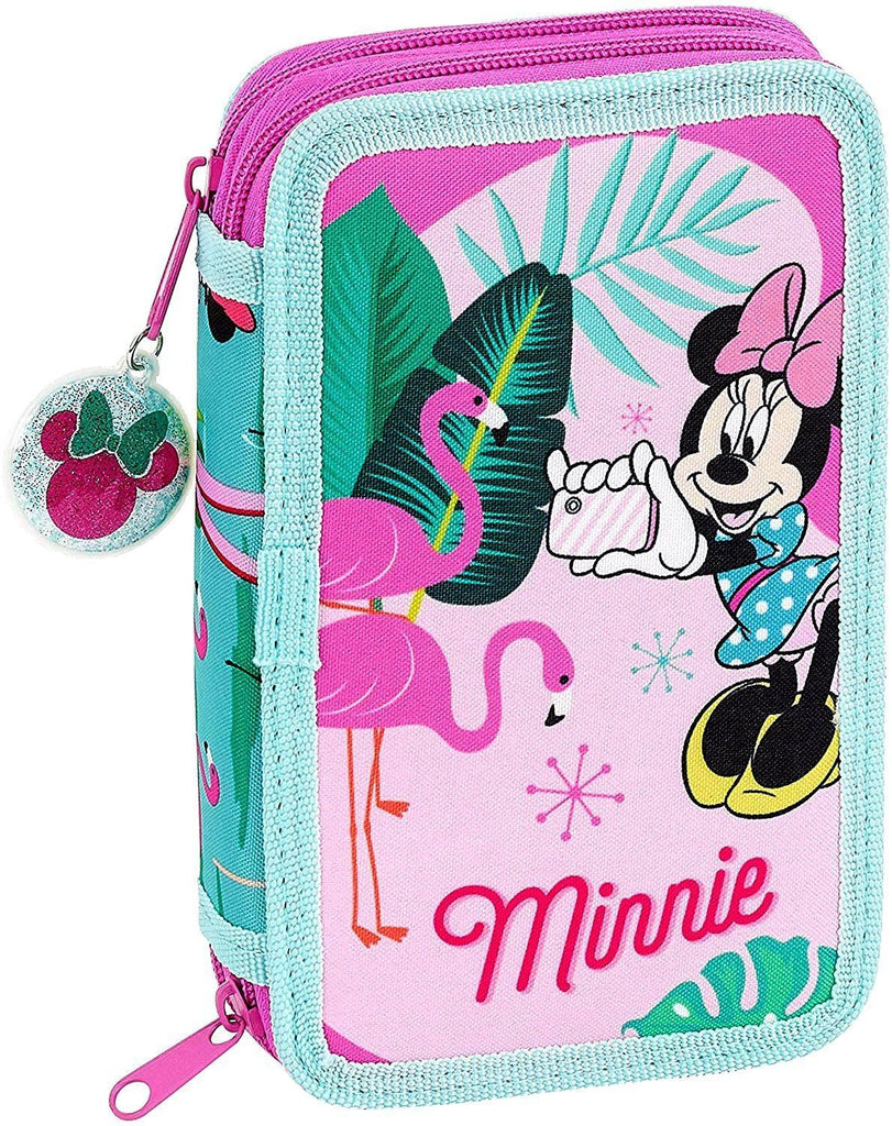 Disney Minnie Palms Official Double Pencil Case 28pcs Set - TOYBOX Toy Shop