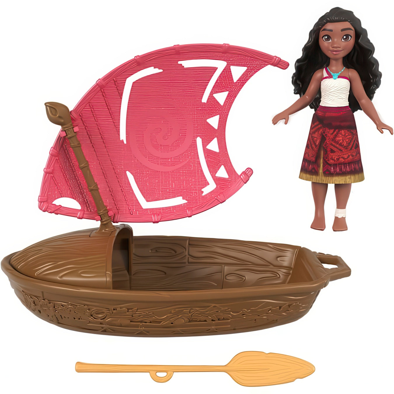 Disney Moana Wayfinder Wonders with Surprise Doll Canoe