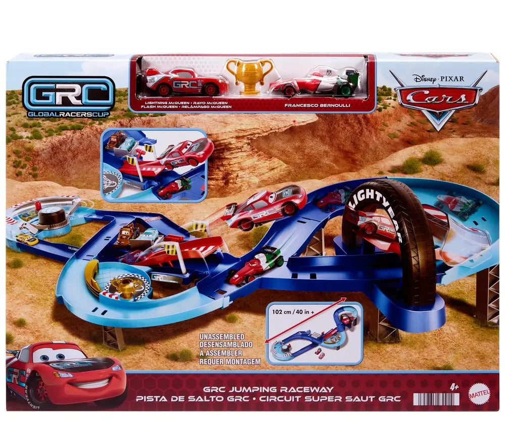 Disney Pixar Cars Global Racers Cup Jumping Raceway Playset - TOYBOX Toy Shop