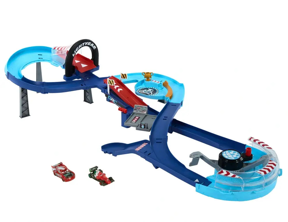 Disney Pixar Cars Global Racers Cup Jumping Raceway Playset - TOYBOX Toy Shop