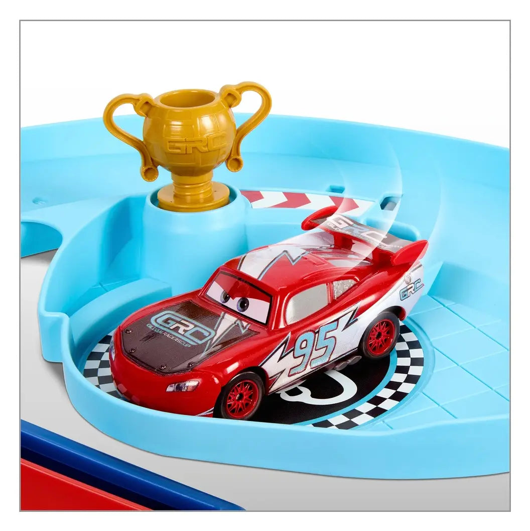 Disney Pixar Cars Global Racers Cup Jumping Raceway Playset TOYBOX