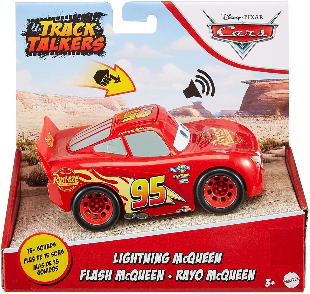 Disney Pixar Cars McQueen Lightning Mcqueen Track Talkers - TOYBOX