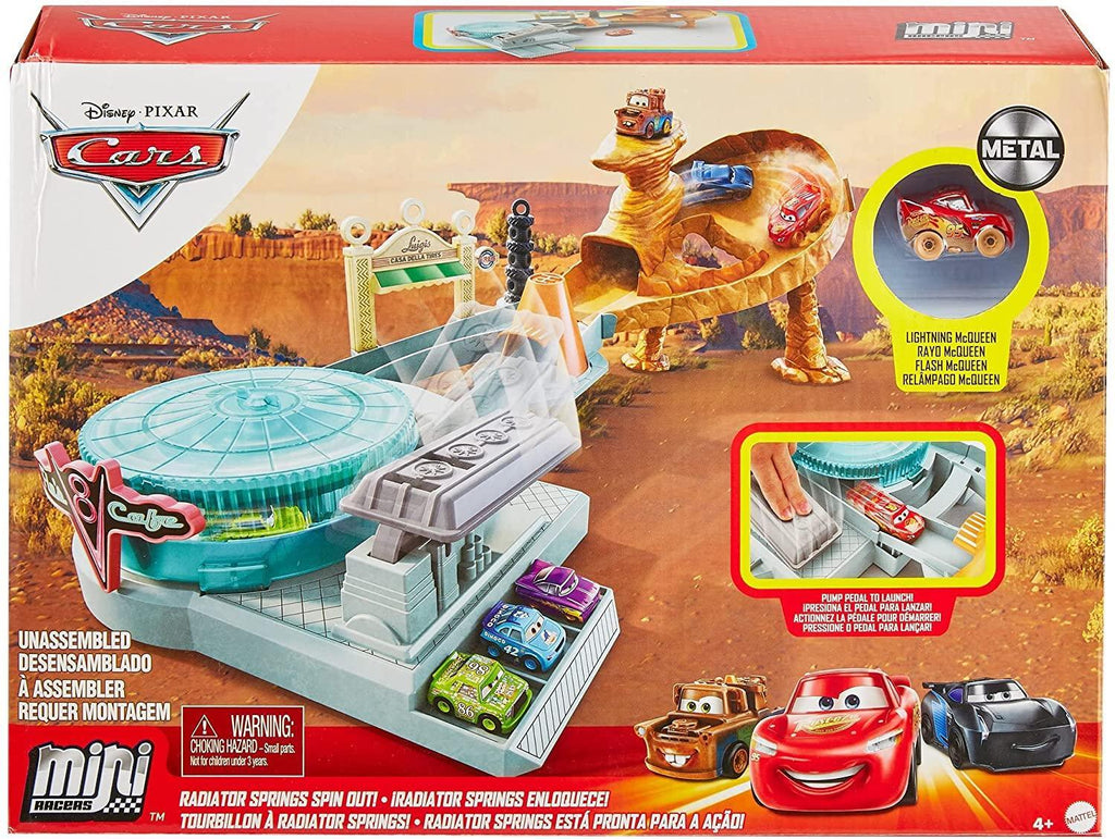Disney Pixar Cars McQueen Mini Crash Course Playset - TOYBOX Toy Shop