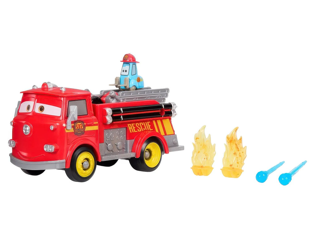 Disney Pixar Cars Race & Rescue Fire Fighting Fire Truck Playset