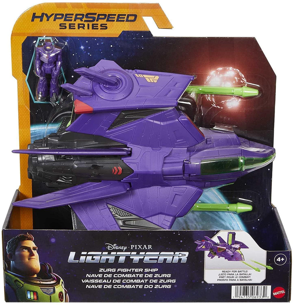 Disney Pixar Lightyear Hyperspeed Series Zurg Fighter Ship and Zurg - TOYBOX Toy Shop