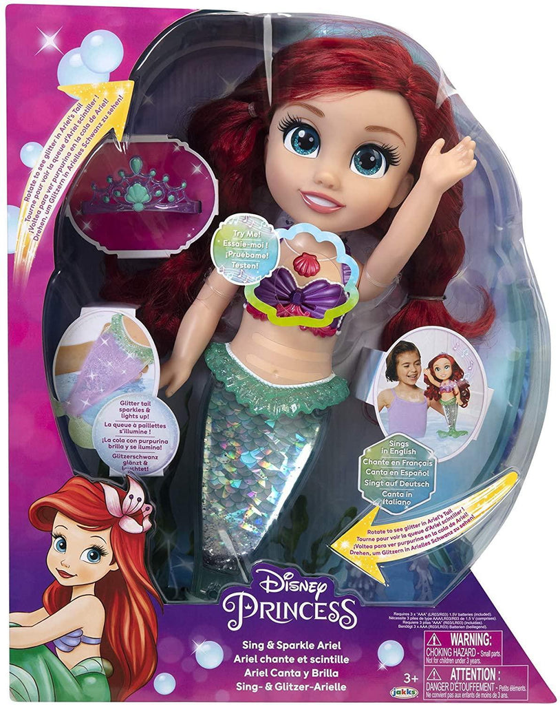 Disney Princess Ariel Shine and Sparkle Doll 38 cm - TOYBOX Toy Shop