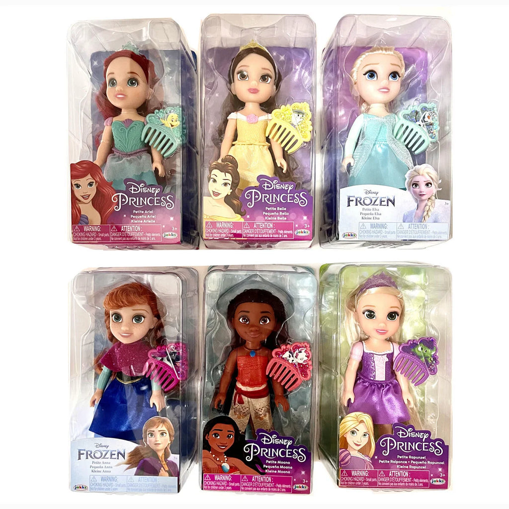 Disney Princess Assorted Doll 15cm - Assorted - TOYBOX Toy Shop