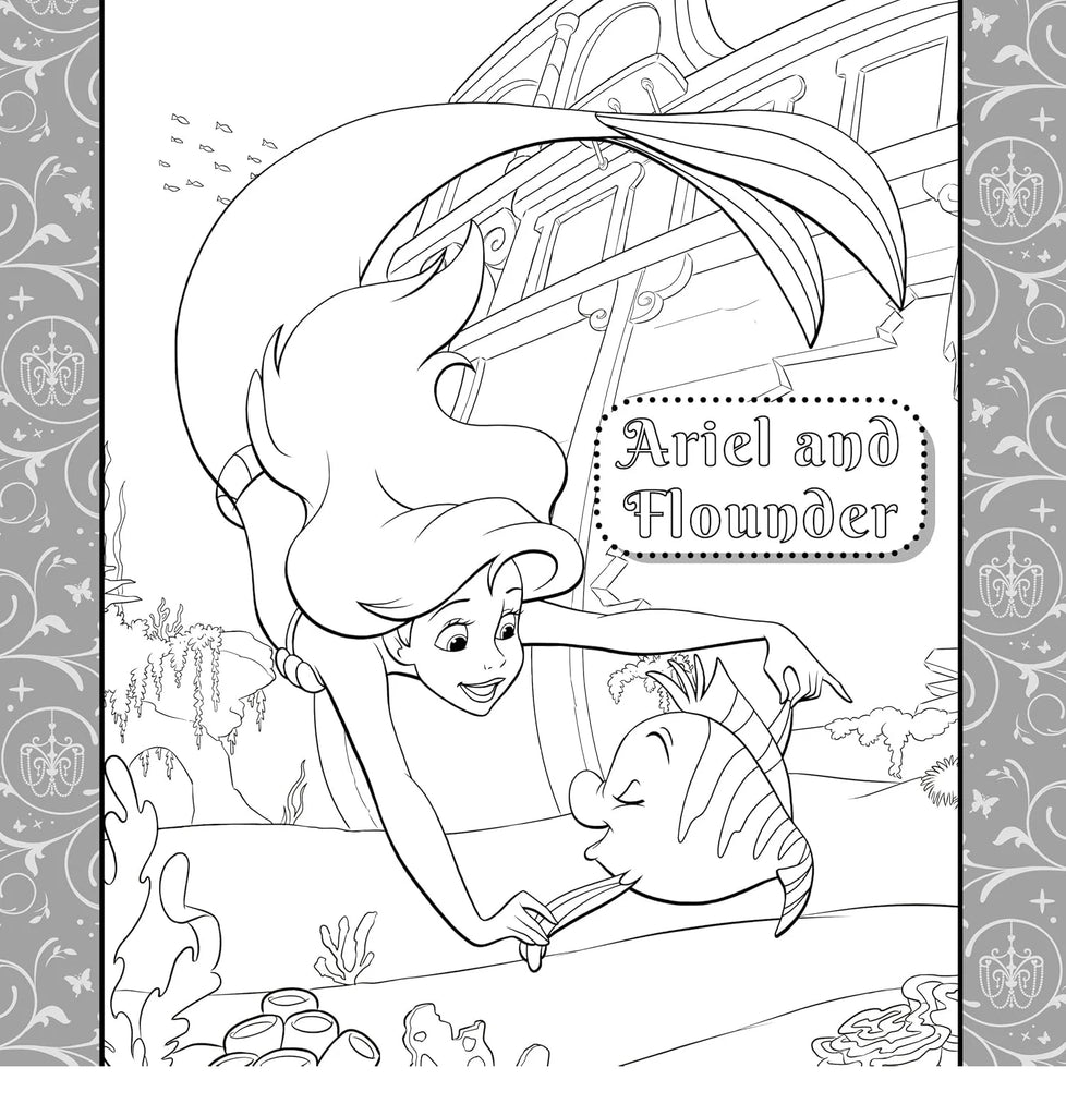 Disney Princess Colourmania Colouring Book and Felt-tip Pens