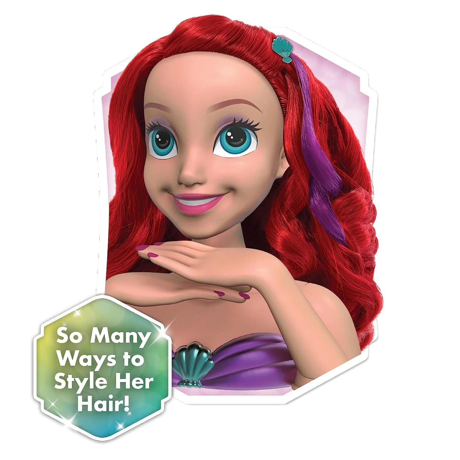 Disney Princess Feature Spa Styling Head Ariel – TOYBOX