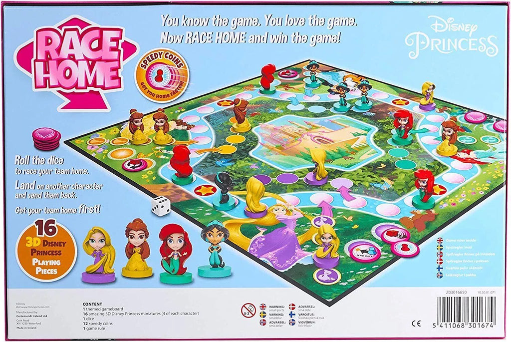 Disney Princess Race Home Board Game - TOYBOX Toy Shop