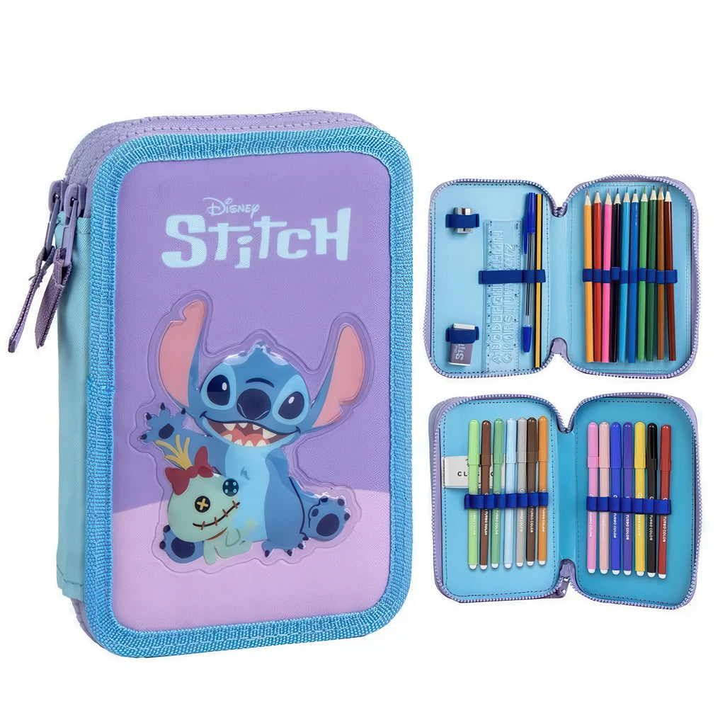 Disney Stitch Double Pencil Case