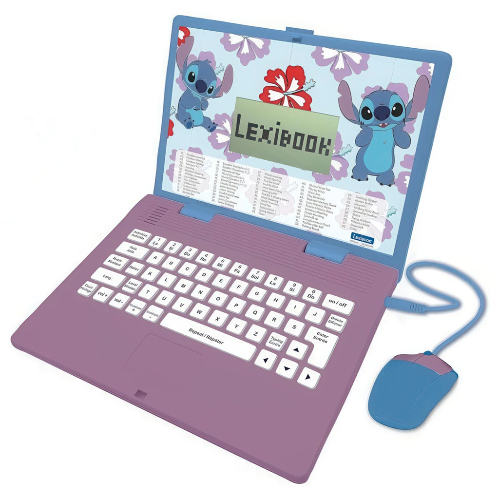 Disney Stitch Educational Bilingual Laptop - TOYBOX Toy Shop