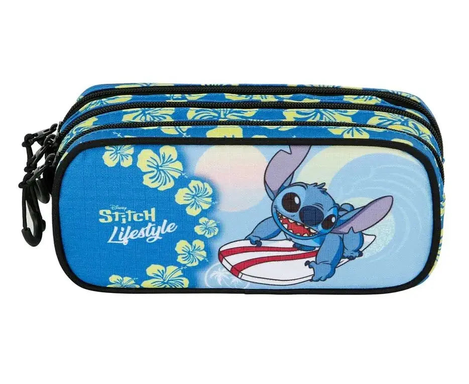 Disney Stitch Lifestyle Pencil Case Triple - TOYBOX Toy Shop