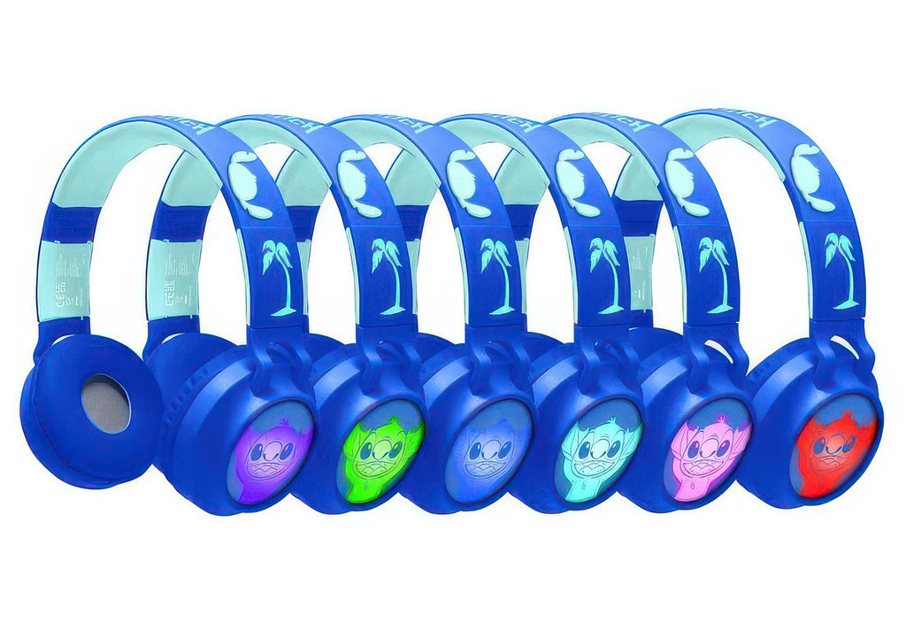 Disney Stitch Luminous Bluetooth Wireless Headphones - TOYBOX Toy Shop