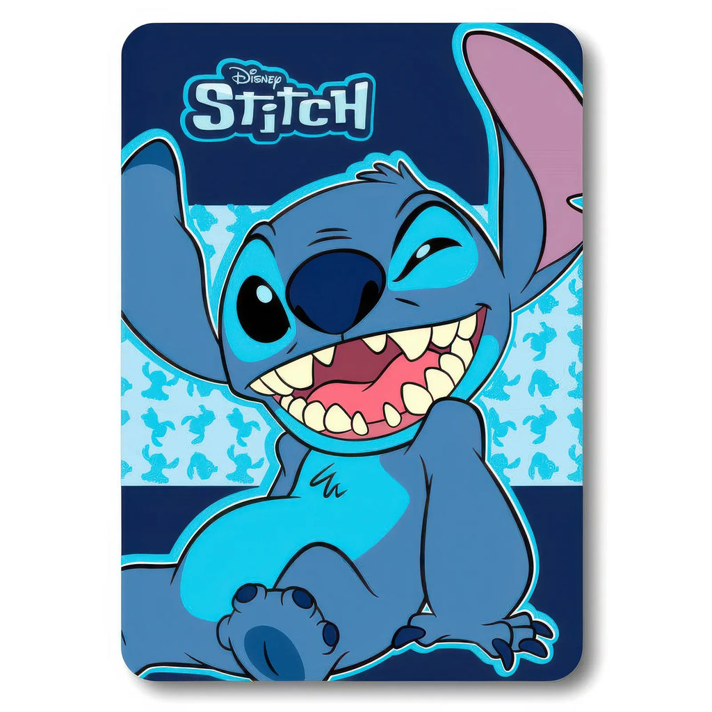 Disney Stitch Polar Blanket - Blue