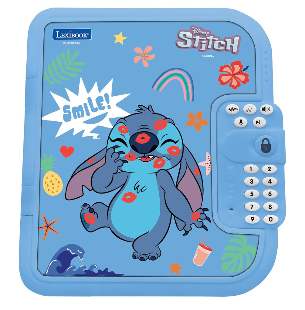 Lexibook Disney Stitch Secret Safe Electronic Notebook - TOYBOX Toy Shop