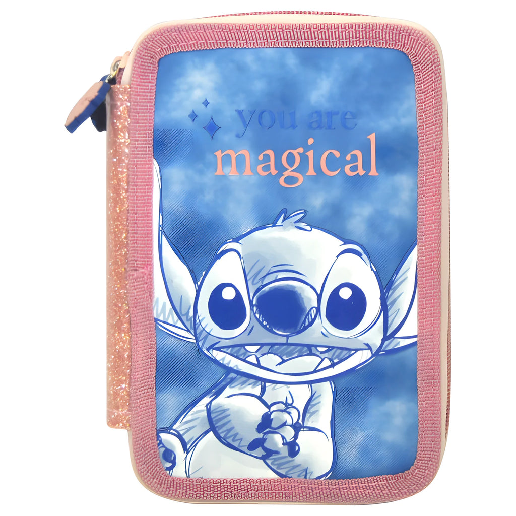 Disney Stitch Triple Pencil Case - TOYBOX Toy Shop