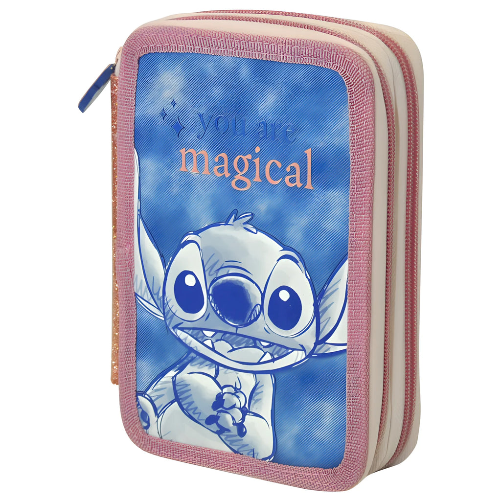 Disney Stitch Triple Pencil Case - TOYBOX Toy Shop