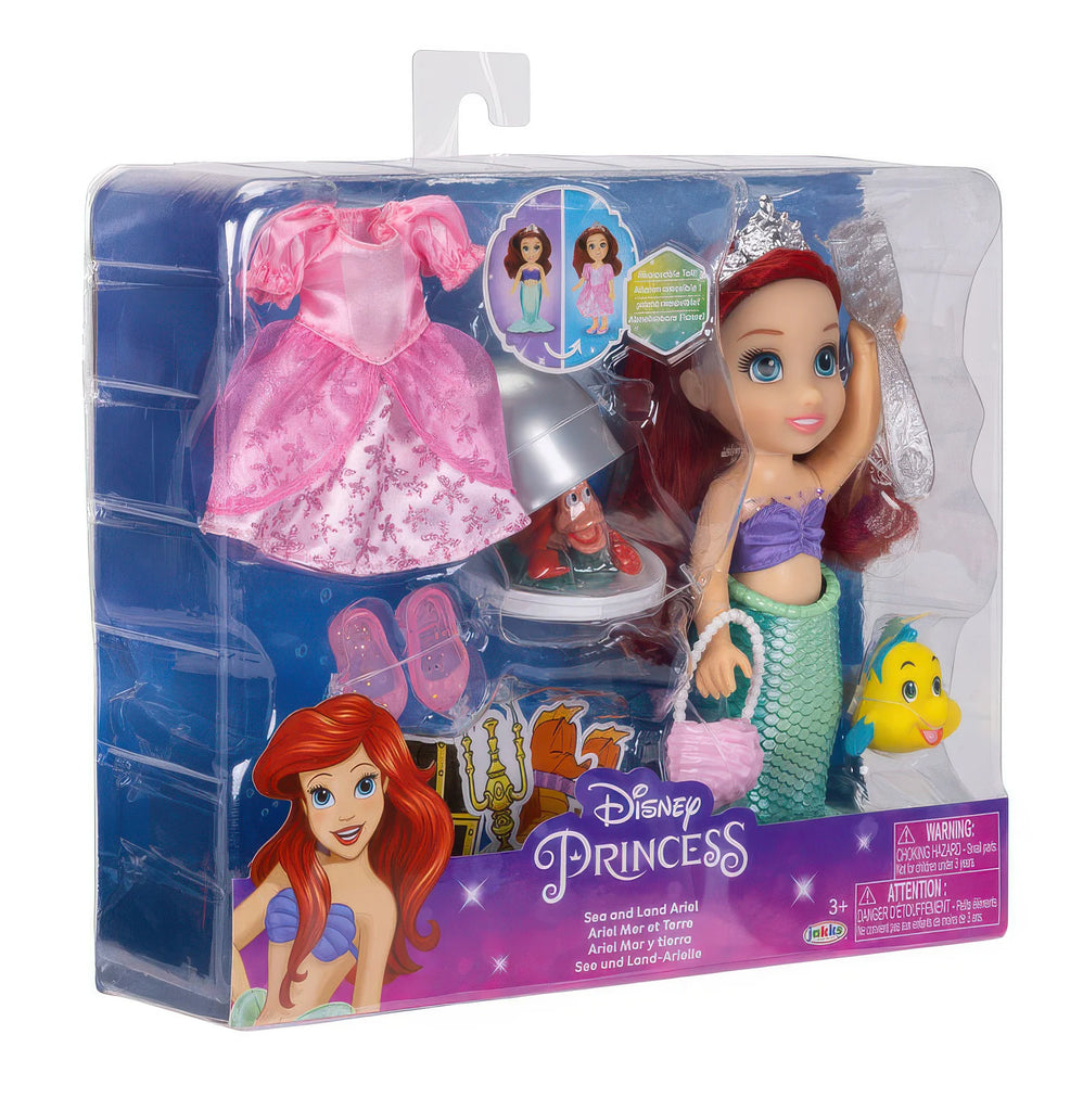 Disney The Little Mermaid Sea and Land Ariel Doll 15cm - TOYBOX Toy Shop