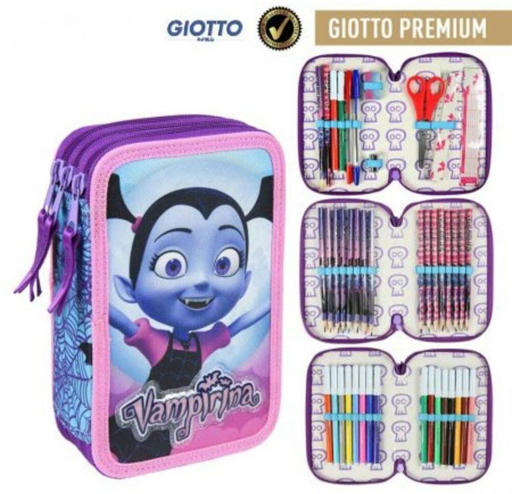 Disney Vampirina Giotto Triple Pencil Case Stationery Set - TOYBOX Toy Shop