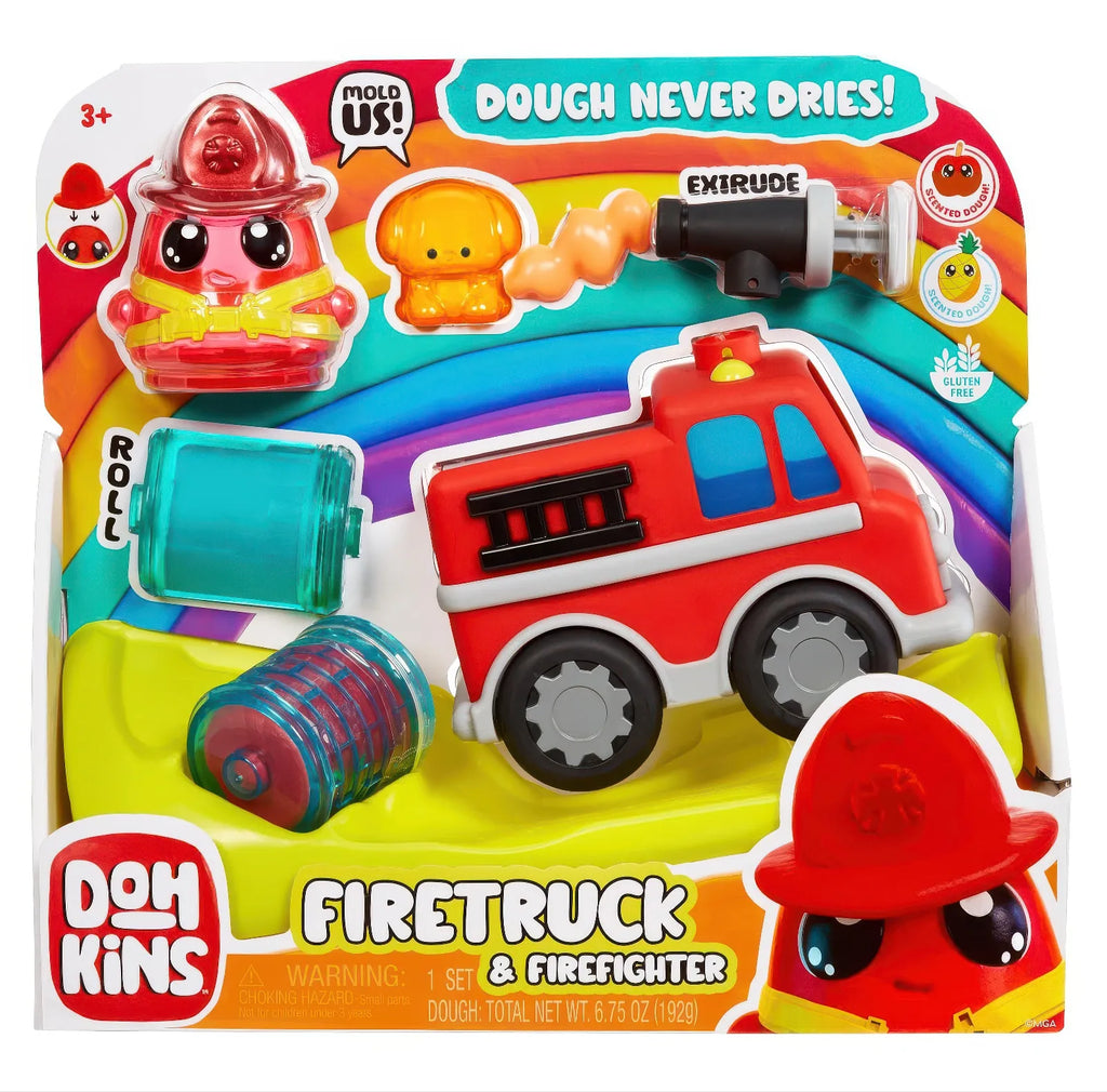 Dohkins Firetruck & Firefighter Playset