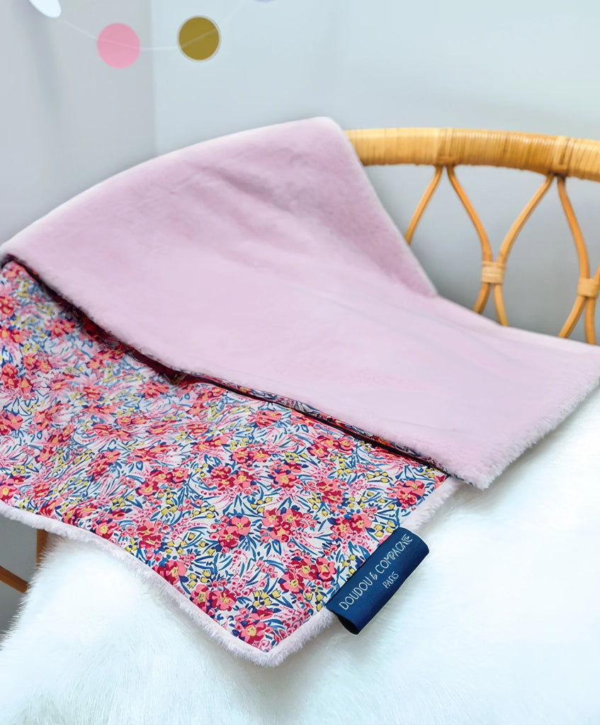Doudou et Compagnie Boh'aime Soft Blanket - Soft Pink - TOYBOX Toy Shop