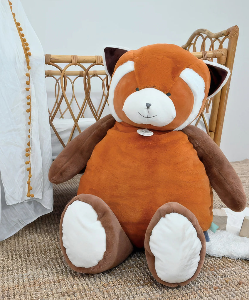 Doudou et Compagnie Giant XXL Red Panda Plush Toy - 100 cm - TOYBOX Toy Shop