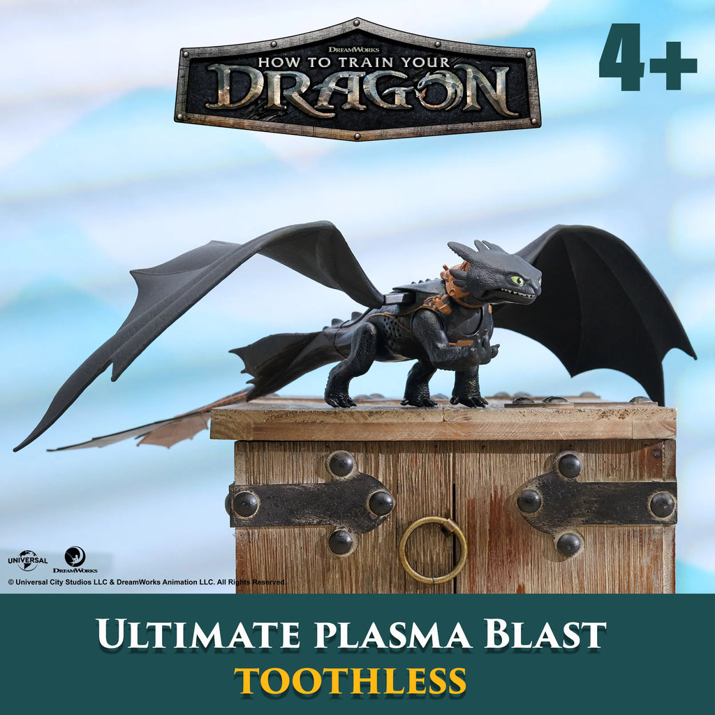 How To Train Your Dragon Ultimate Plasma Blast 25-inch Wide Toothless