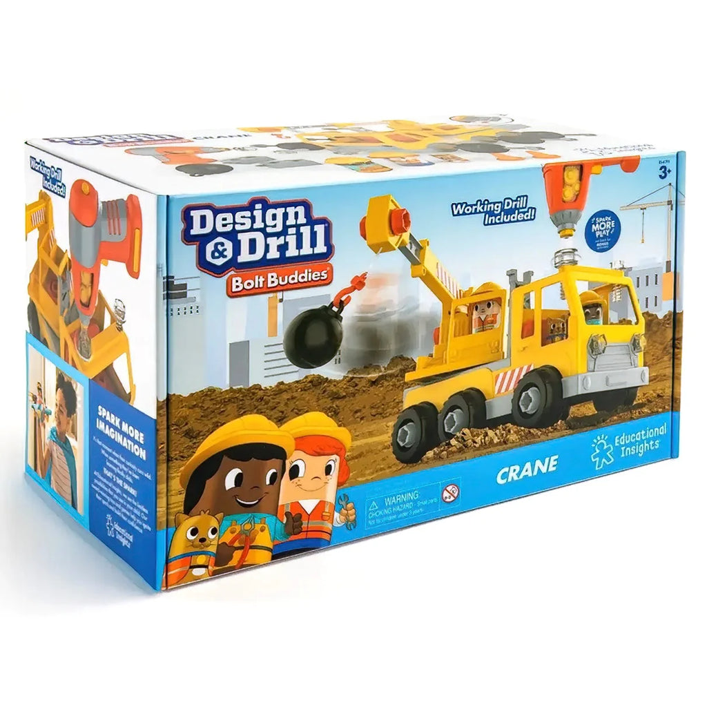 Design & Drill® Bolt Buddies® Crane - TOYBOX Toy Shop