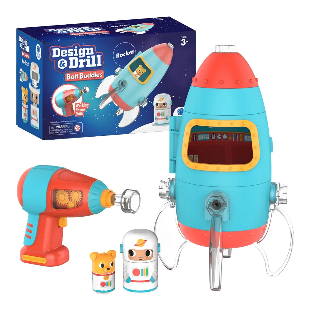 Design & Drill® Bolt Buddies® Rocket - TOYBOX Toy Shop