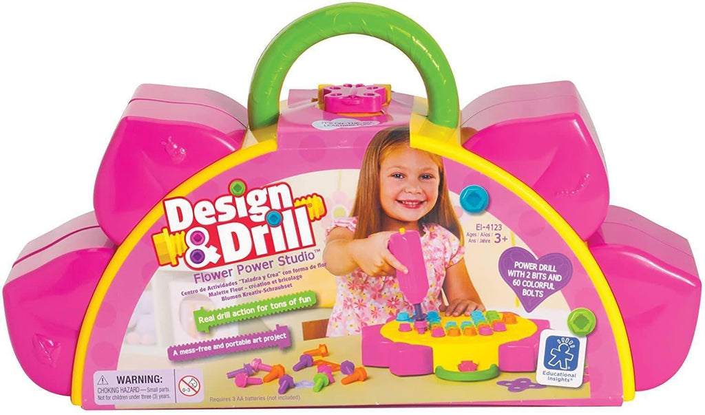 Educational Insights Design & Drill Flower Power Studio - TOYBOX Toy Shop