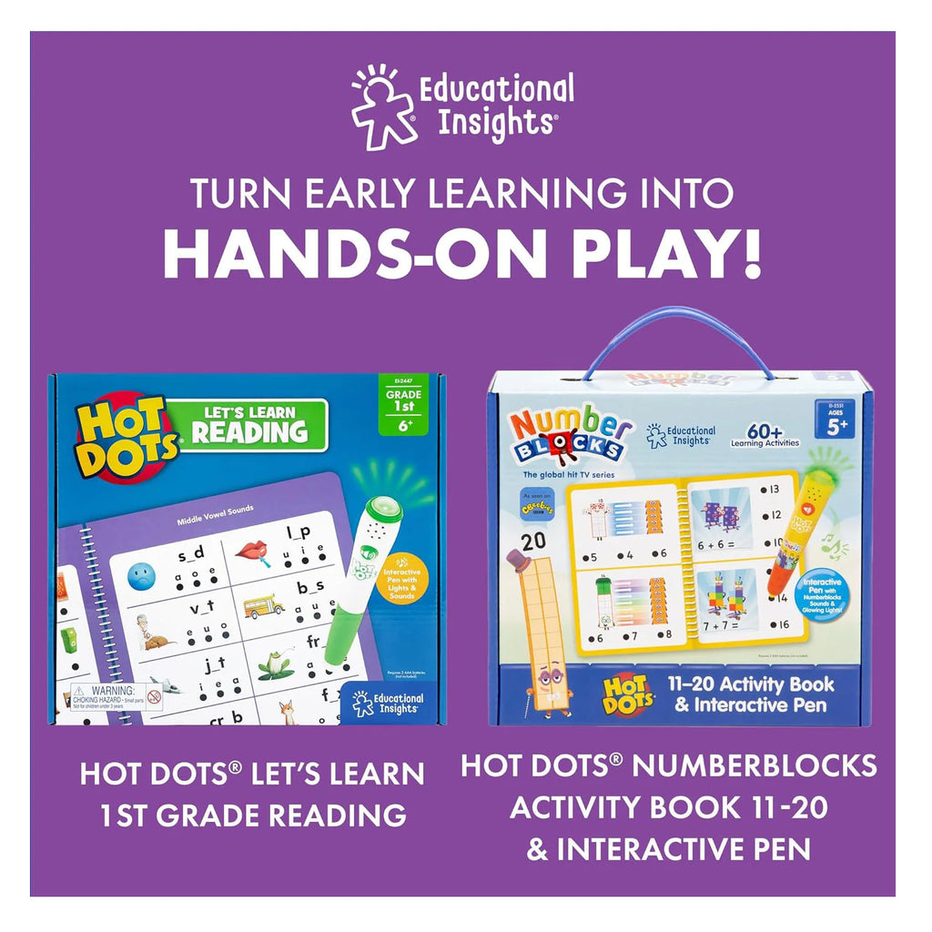 Educational Insights Hot Dots Let's Learn Math 1st Grade - TOYBOX Toy Shop